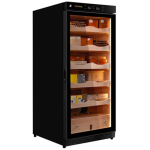 Vincellar C230A-SPBK 星空黑箱體/西班牙雪松木層架 恆溫雪茄櫃 (5層, 600-1000支)